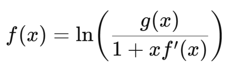 적분 계산 문제 간단 풀이, 9월 미적분 30번 2026학년도 (2025시행) — 그림 2