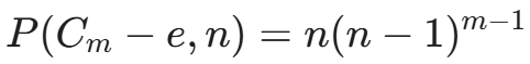 삭제-수축 정리(deletion-contraction principle) 와 순환 그래프 채색 다항식(chromatic polynomial)의 일반항 계산 과정과 예시 문항 — 그림 7
